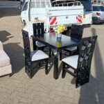 4 Seater Dining Table - Black