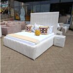5by6 White Fabric Bed