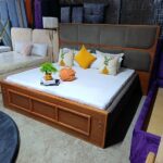 6by6 Wooden Upholstered Bed