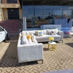 8-Seater U-Shaped Sofa Cream
