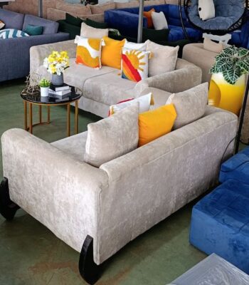 3 2 Seater Sofa SetLight Beige