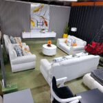 7-Seater Sofa Set Cream