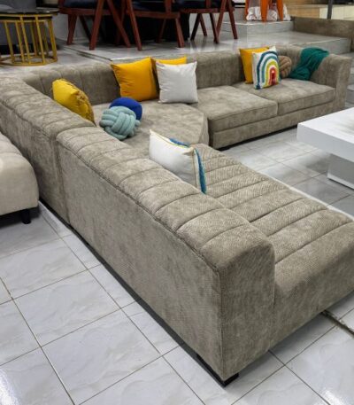 Comfort Sectional Sofa Light Brown
