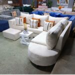 Luxury L Shaped Sofa Set Curved