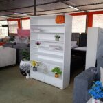 Modern White Display Shelf Unit