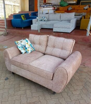 2 Seater Fabric Sofa Beige