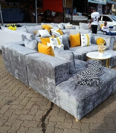 7 Seater Sofa Ash Grey