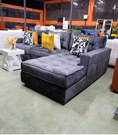 Luxury L-Shaped Sofa Plush Comfort with Modern Elegance