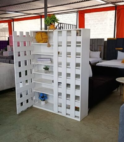 Modern White Multi-Purpose Shoe Rack & Storage Shelf