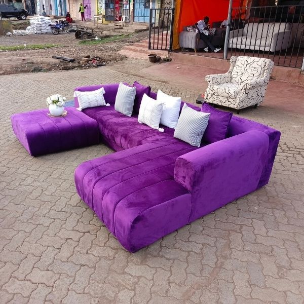 Sectional SofaLuxury Royal Purple