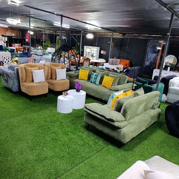 Serenity 3+2+1+1 Sofa Set – Sage Green Edition